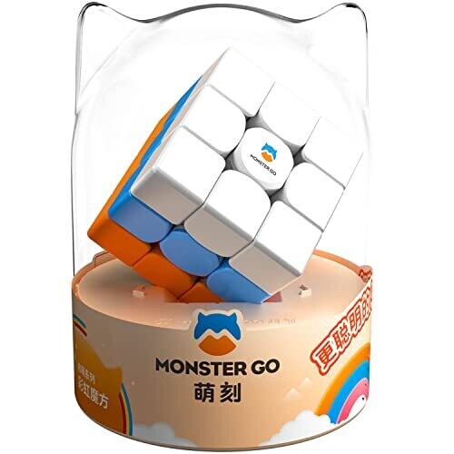 Monster Go 3x3 Rainbow Trainer Cube...